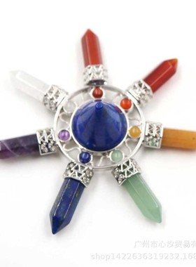 新品天然紫水晶圆锥货源角柱欧式办公桌面摆件热卖六