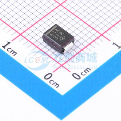 TVS/ESD管 P6SMB43A-E3/52 SMB(DO-214AA) 36.8V 10.1A 原装正品