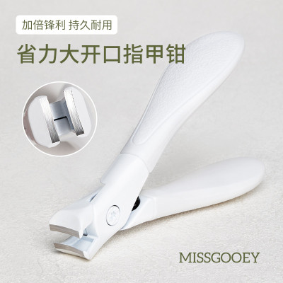 美甲钳大口径指甲剪美甲店专用工具高硬度不锈钢防飞溅家用修甲刀