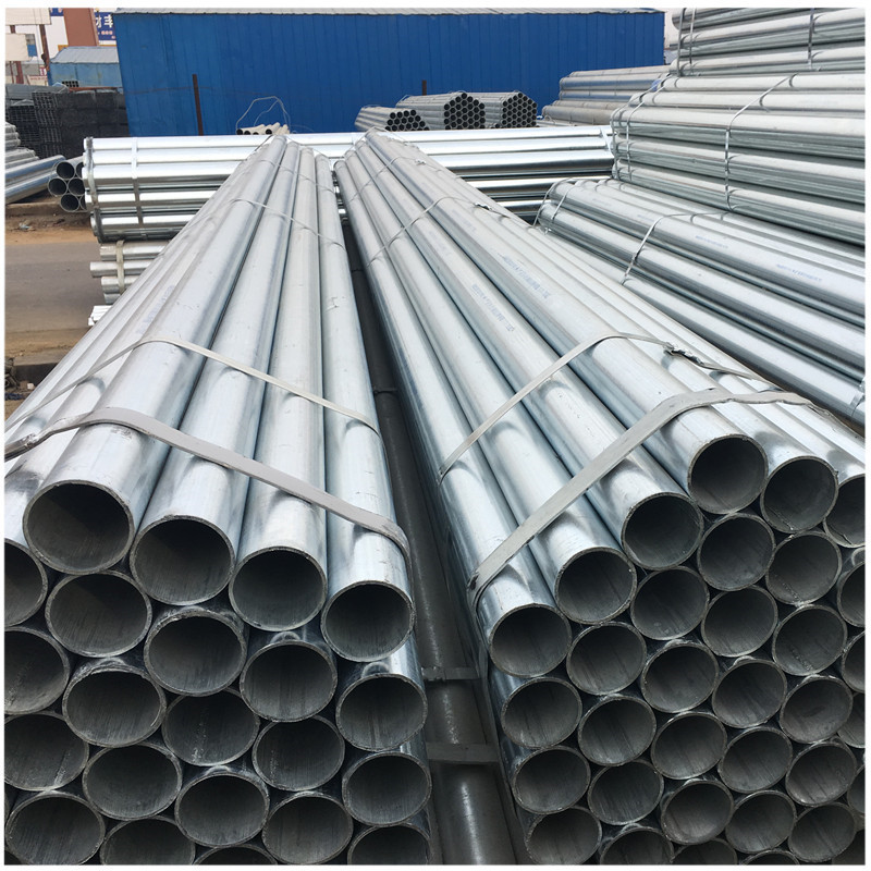 山东镀锌钢管行情 3寸 4寸镀锌焊管 机械设备用钢管 整车优惠