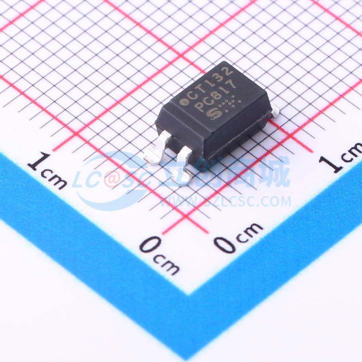 晶体管输出光耦 PC817X3NIP2B SOP-4-2.54mm 原装 电子元器件配单