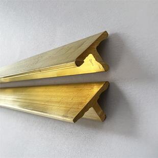 t型铜条装饰铜条边铜条门槛石压边条过门收口黄收t型实心包边条