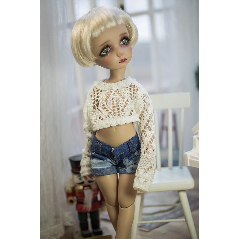 [endless]超性感镂空上衣露脐毛衣套装imda3.06分yosd套装玩偶衣