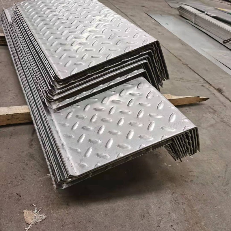 304不锈钢不锈钢滑板201防花纹板加工楼梯踏板折弯激光不锈钢板