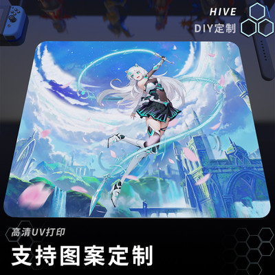 吹雪光伏玻璃鼠标垫钢化ROG拯救姬顺滑FPS电竞游戏天选姬破败之眼