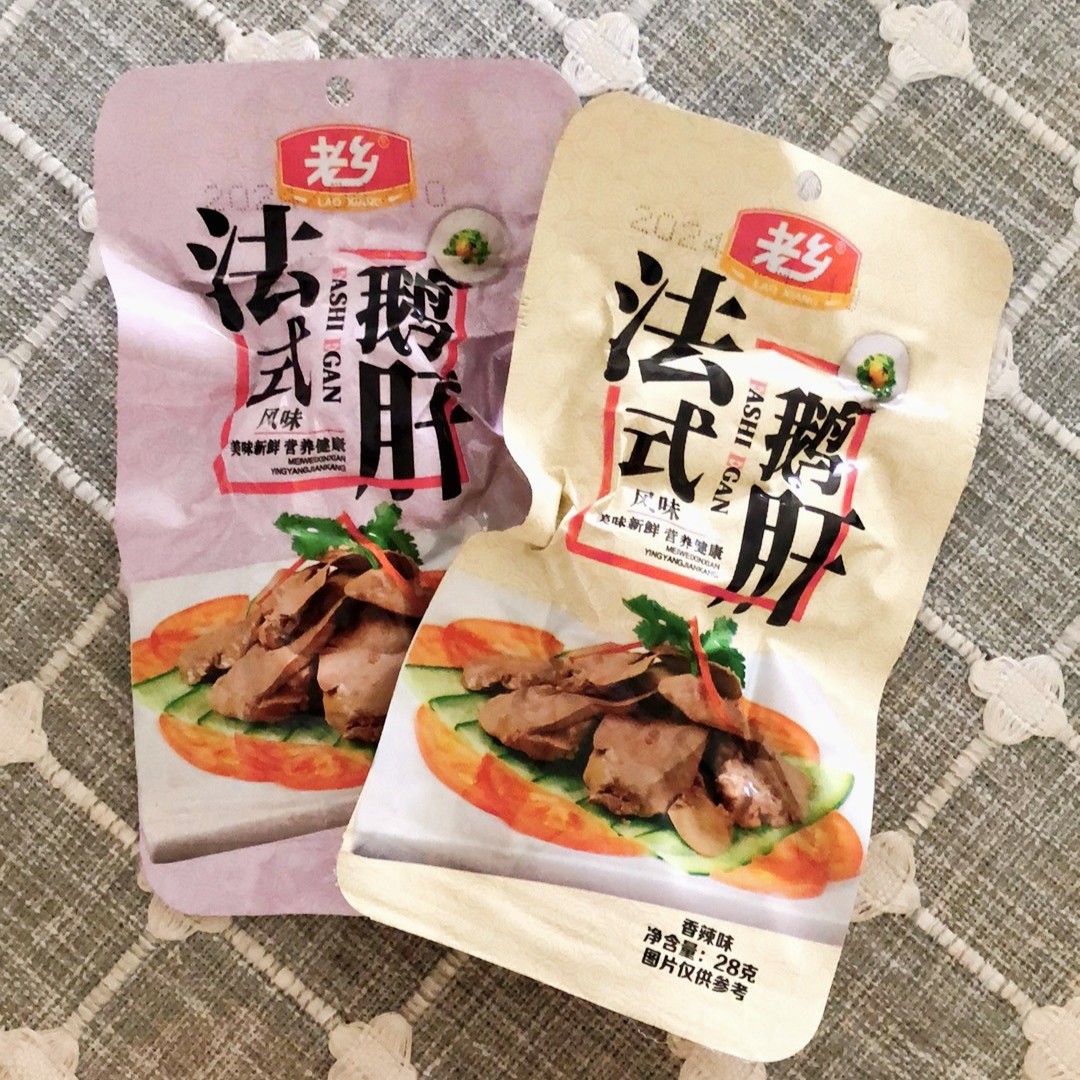 速发老乡新鲜法式鹅肝酱鹅肝独立小包装香辣味辣味零食小吃即食卤