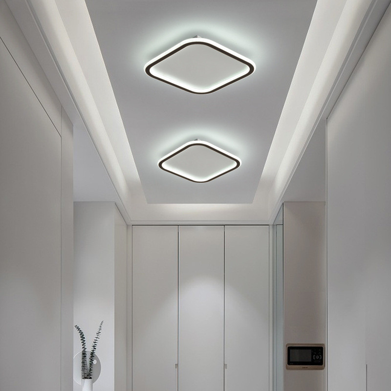 爆款圆形北欧吸顶灯led超薄卧室灯现代简约创意金色房间灯具