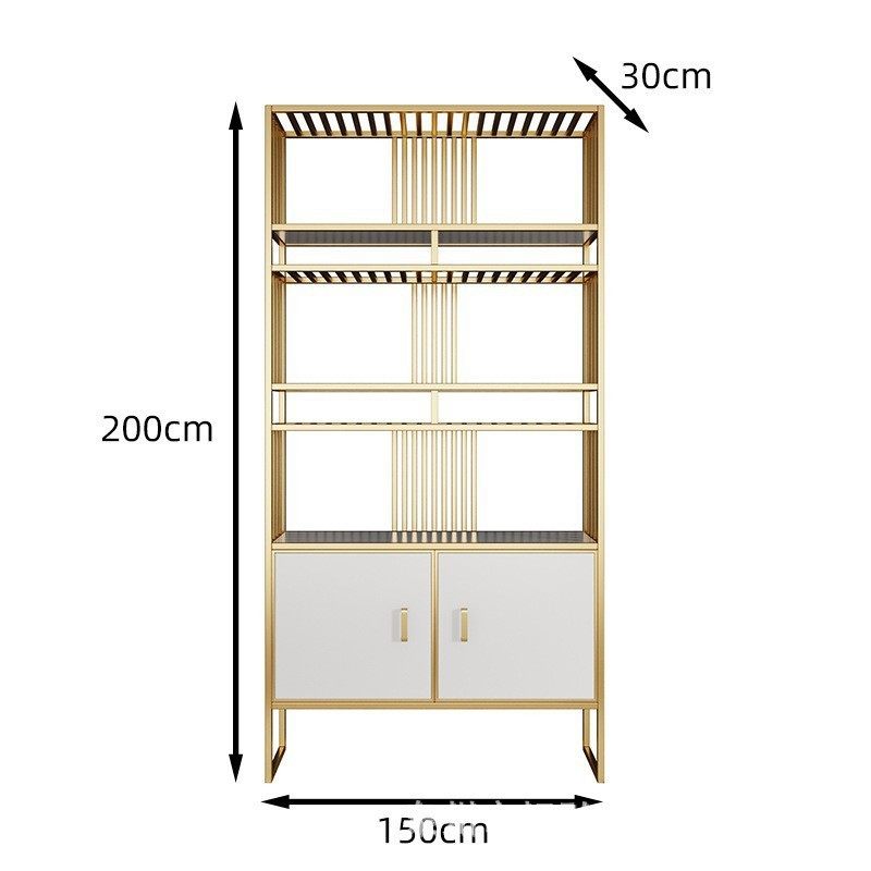 办公室书柜北欧展示架多层摆件储物架轻奢金属落地置物架铁艺书架,住宅家具,单个书柜,淘宝优惠券,粉丝福利购,淘宝优惠卷