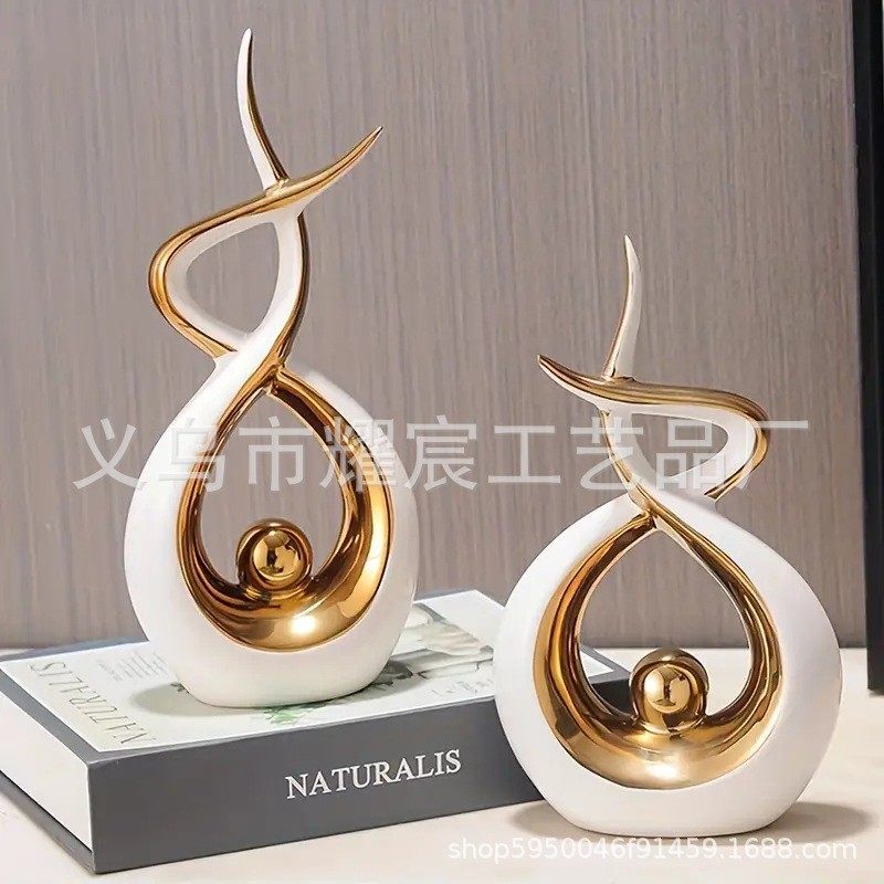 风生水起创意树脂装饰现代轻奢网红款客厅电视柜摆件家居摆件,家居饰品,装饰摆件,淘宝优惠券,粉丝福利购,淘宝优惠卷