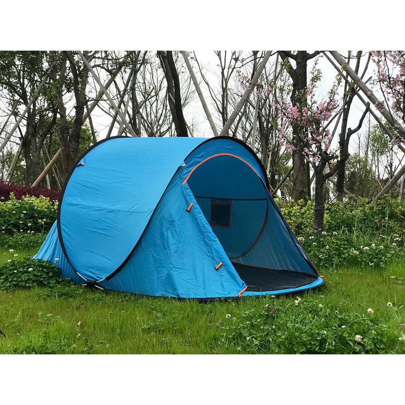 3人-4人野营加厚2人家用防暴雨全自动野外露营单人帐篷户外