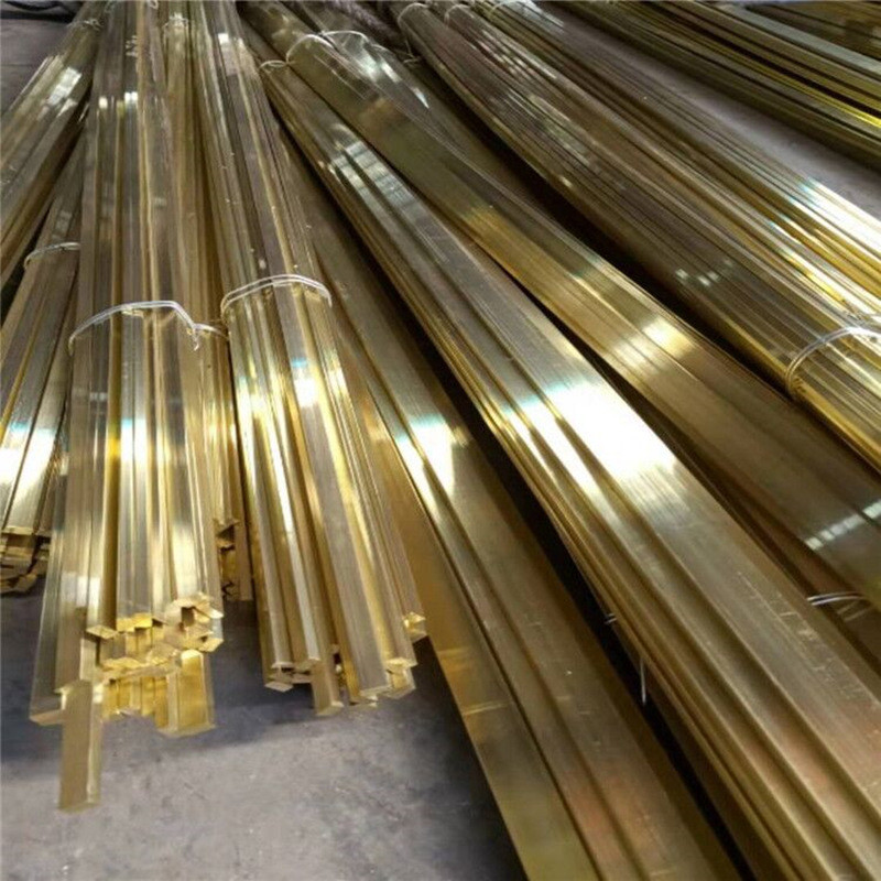 厂家批发h62形排h59黄铜排非标黄铜排异黄铜黄铜条t型铜条