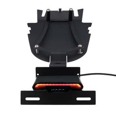 适用雅马哈XSR70016-20车牌后支架改装牌照架车牌架LED尾灯