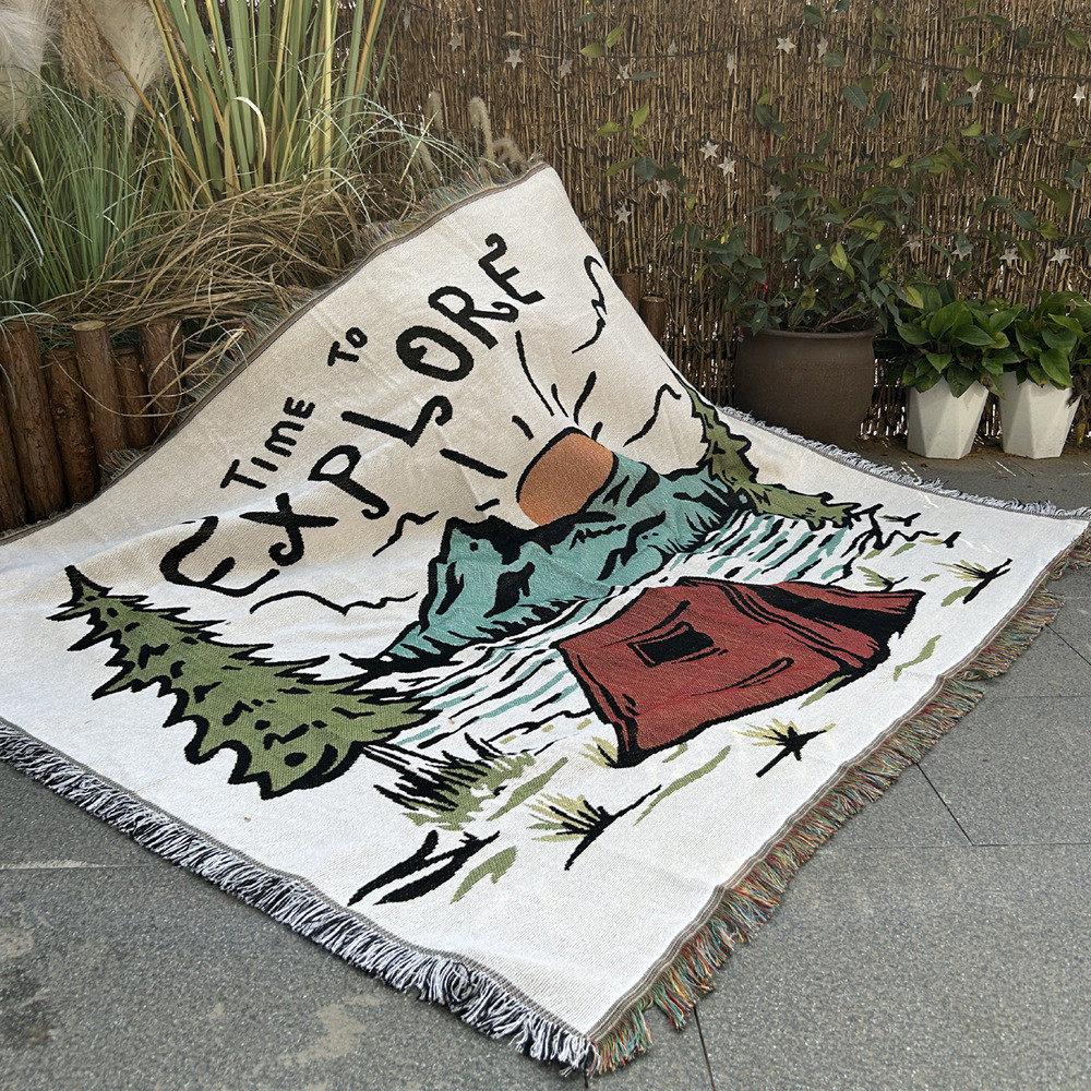 户外野餐垫背景布毯子野餐布复古露营地毯可机洗沙发毯民族风,户外/登山/野营/旅行用品,防潮垫,淘宝优惠券,粉丝福利购,淘宝优惠卷