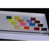 亚克力板4mm厚有色半透明塑料板材ps板亚克彩色板批发