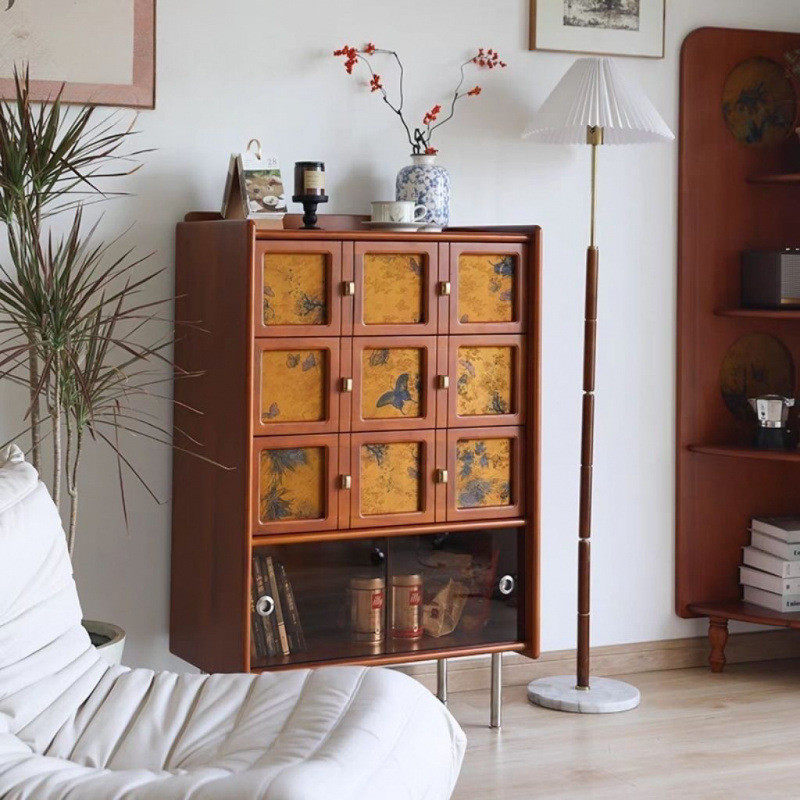 香云纱斗柜餐复古模块实木组合柜中式边客厅电视柜储物柜中古卡门,住宅家具,餐边柜,淘宝优惠券,粉丝福利购,淘宝优惠卷