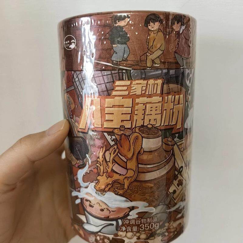 新货官方旗舰店桂花奇亚籽坚果纯藕粉西湖莲藕粉羹正品三家村早餐
