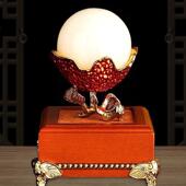 销售大吉大利如意摆件玉石手工 白玉雕刻玉器礼品 玉石玉器