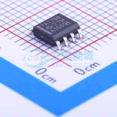 RS-485/RS-422芯片 SN75ALS176BDR SOIC-8 原装 电子元器件配单