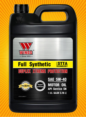 WINDG唯格机油XP5W-40美国原装进口全合成汽车发动机润滑油