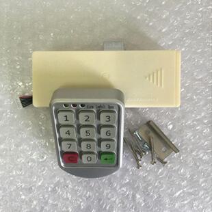 鞋柜粤发电子密码柜锁办公柜密码锁更衣柜大文件柜铁皮柜智能锁