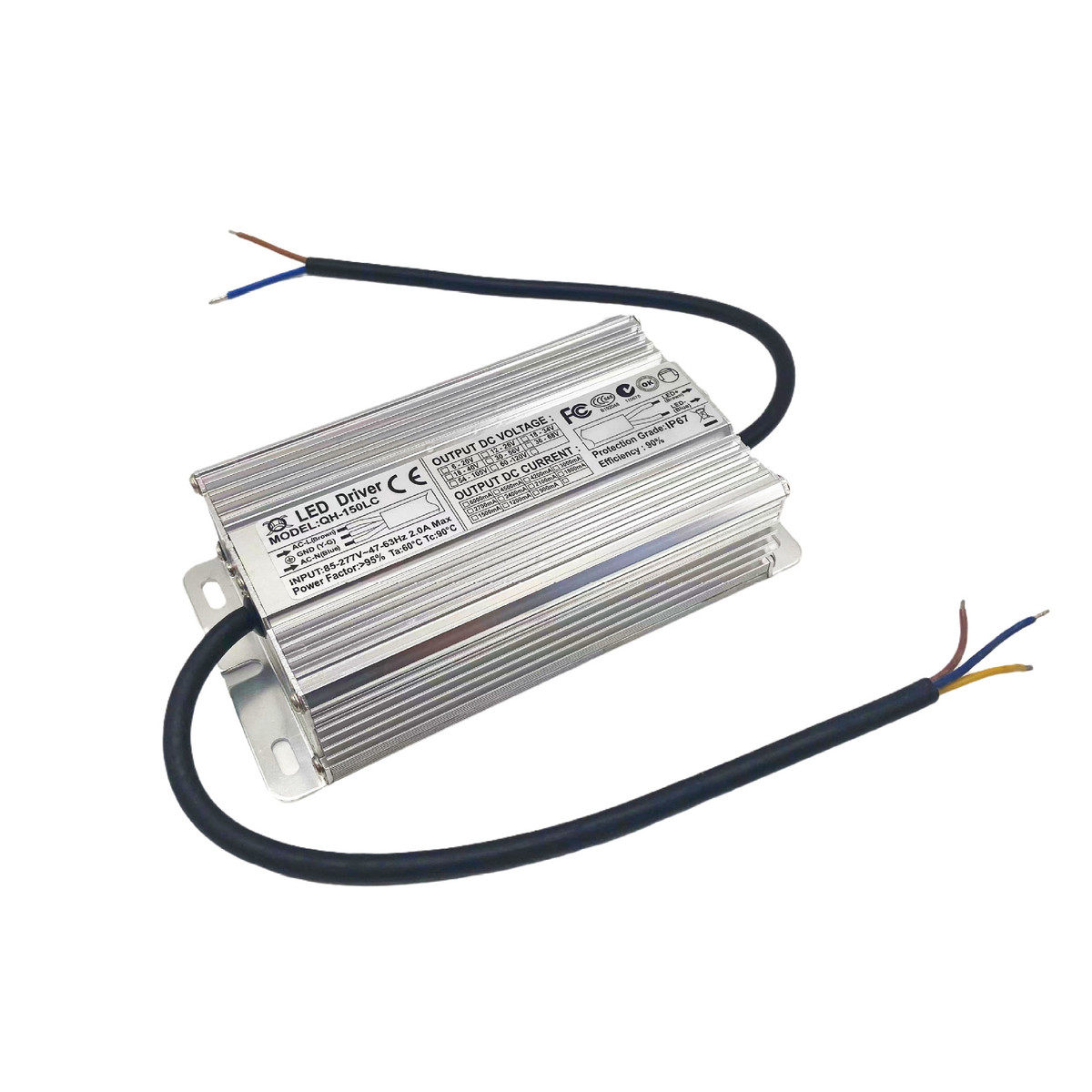 隔离宽电压户外130w140w145w150w160w高pf值防水led恒流驱动电源