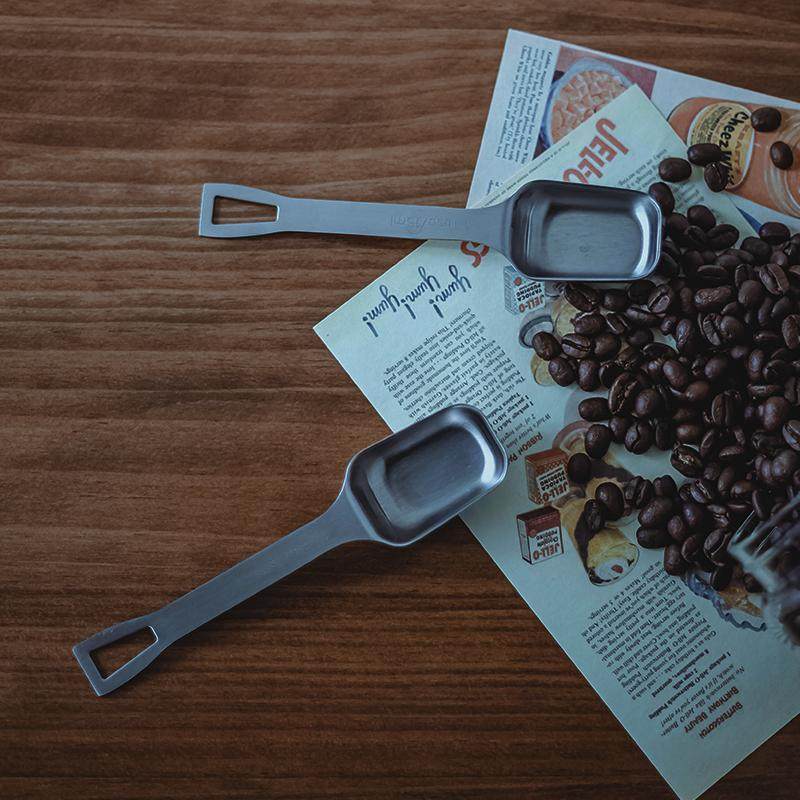 咖啡豆勺304不锈钢咖啡粉量勺家用克数勺定量计量勺果粉勺奶粉勺