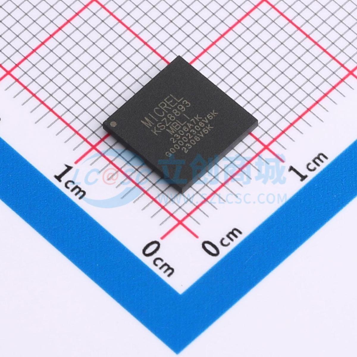 以太网收发器 KSZ8893MBLI LFBGA-100 原装正品 电子元器件配单