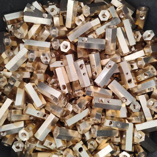 精密车削件加工铜螺母非标五金黄铜车件铜铜配件非标件cnc五金件