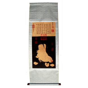 厂家批发中堂画山水古玩字画客厅卧室仿古花鸟人物