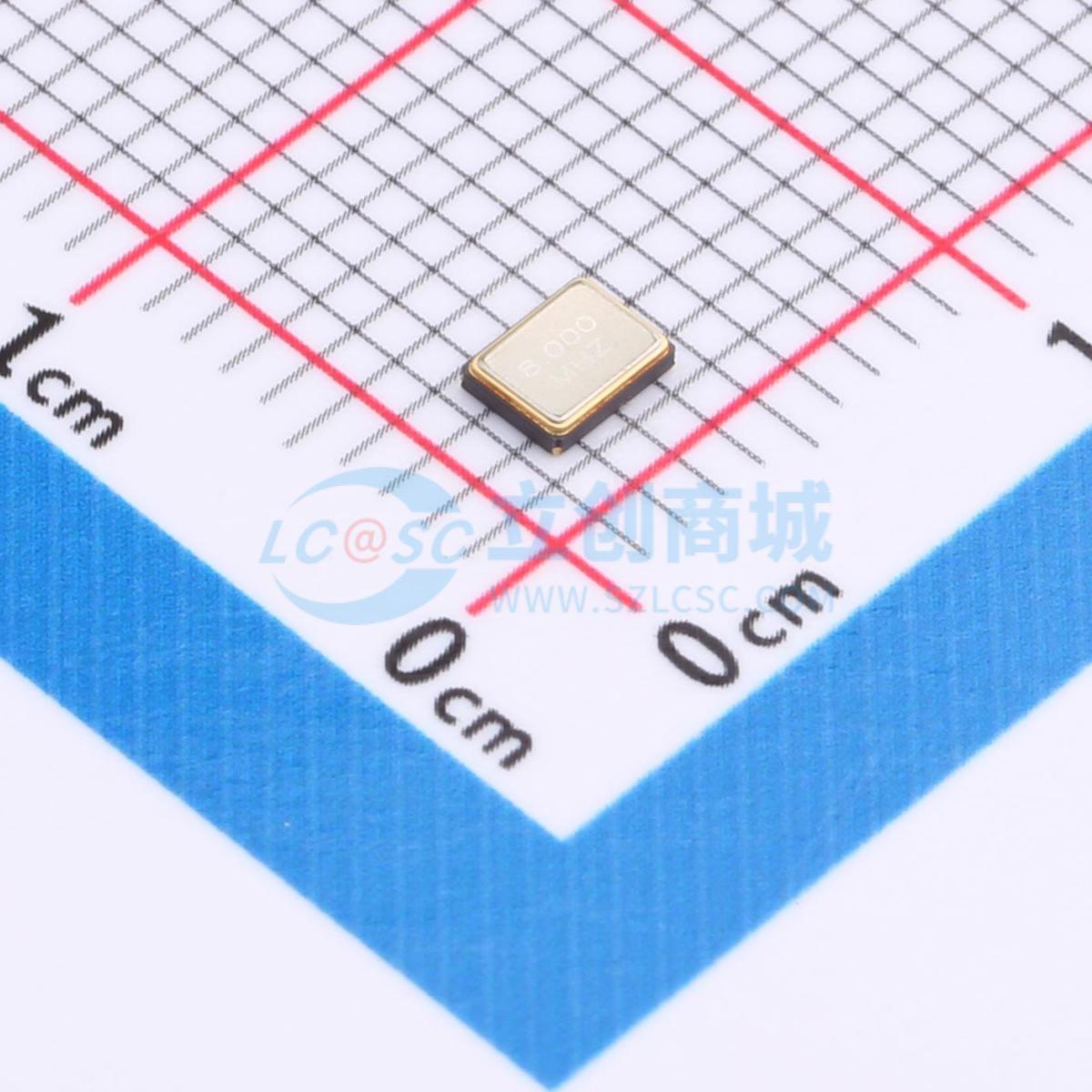 无源晶振 01.X.MD.120HHRI0008000000 SMD3225-4P 8MHz ±10ppm 2