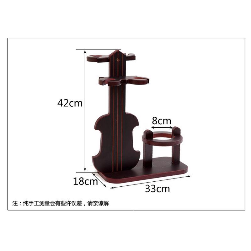 木质红酒架创意高脚杯红酒杯吧台架木制亚克力摆件酒瓶酒架