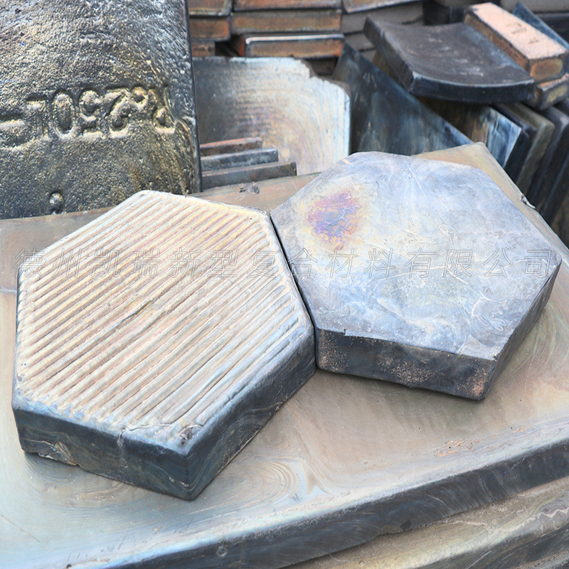 卸渣沟衬板除渣机用微晶板冲煤沟镶板直沟弯沟镶板防堵铸石板