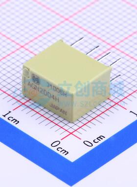 信号继电器 AGN2004H DIP,5.7x10.6mm 4.5V 原装 电子元器件配单