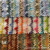 pp仿真彩色提花编织布编织厂草席草编包鞋 鞋 收纳盒皮带材料