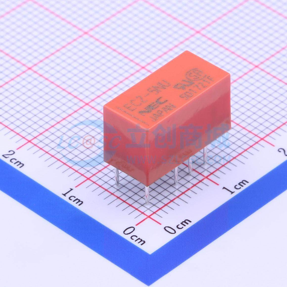 信号继电器 EC2-5NU DIP,7.5x15mm 5V 原装正品 电子元器件配单