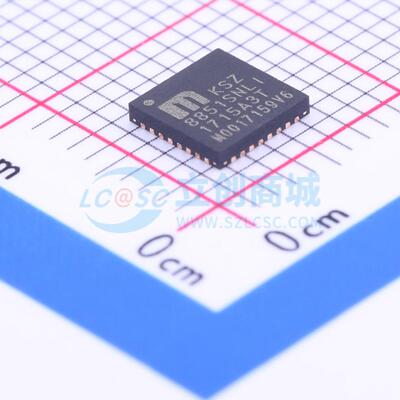 以太网收发器 KSZ8851SNLI-TR QFN-32(5x5) 原装 电子元器件配单