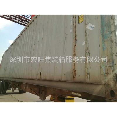 供应二手集装箱买卖租赁维修40OT开顶适货标准箱