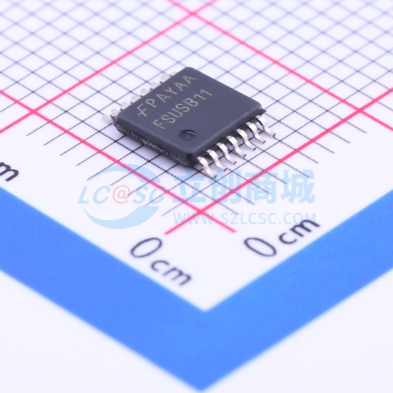 模拟开关/多路复用器 FSUSB11MTCX TSSOP-14 onsemi(安森美)