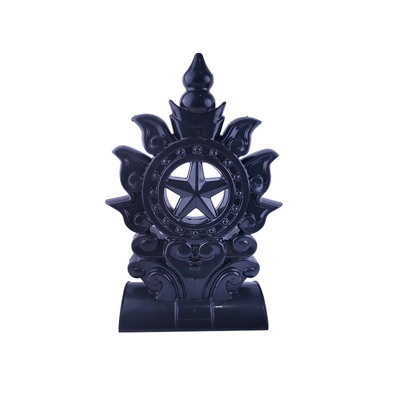 仿古一体瓦树脂屋脊现货吉星高照楼古建筑配件吉星阁新款装饰批发