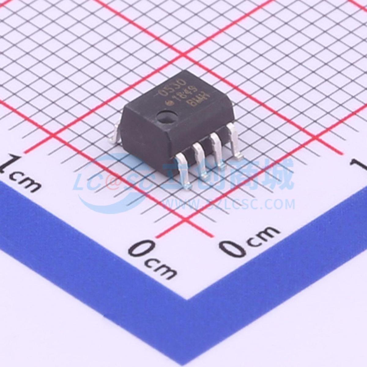 逻辑输出光耦 HCPL-0530-500E SOIC-8 原装正品 电子元器件配单