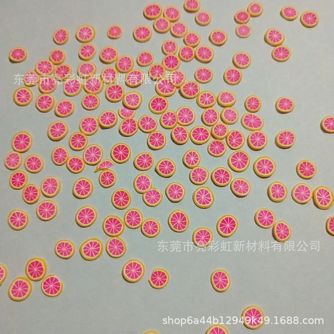 12色款水果陶亮片异形彩片软硅胶形系列流沙填充滴胶箱包用闪亮片