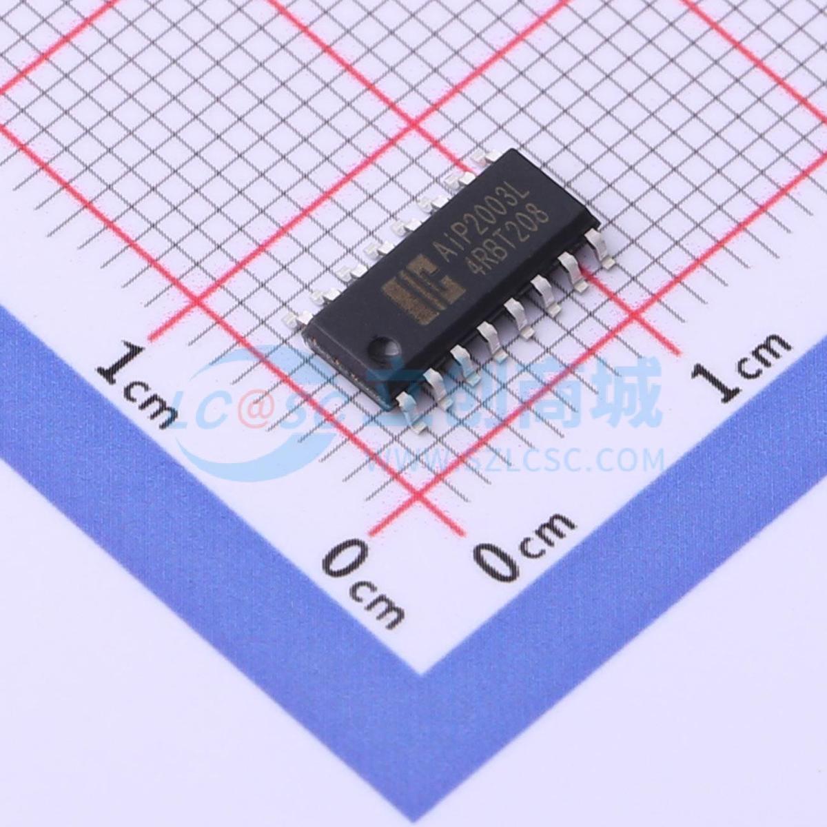 达林顿管 AIP2003LSA16.TB SOP-16 40V I-CORE(中微爱芯) 原装