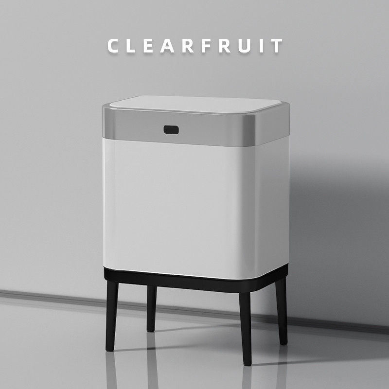 高颜值智能感应式垃圾桶厨房分类家用客厅商用带盖大容量2025新款