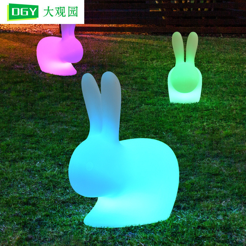 大观园户外灯兔子落地灯氛围灯庭院灯酒店景观灯装饰草坪灯