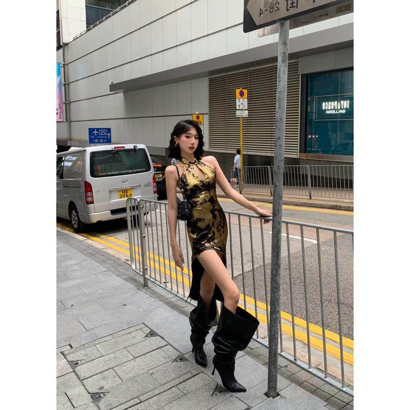 速发新中式国风旗袍改良设计