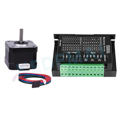 42步进电机套装42bygh34扭矩0.30n.m34mm+驱动器控制板4.0a