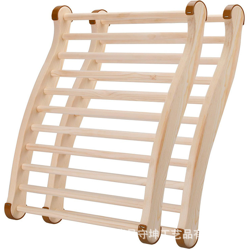 木制桑拿房靠背s汗蒸房桑拿靠背型枕头木制波浪形桑拿房配件批发