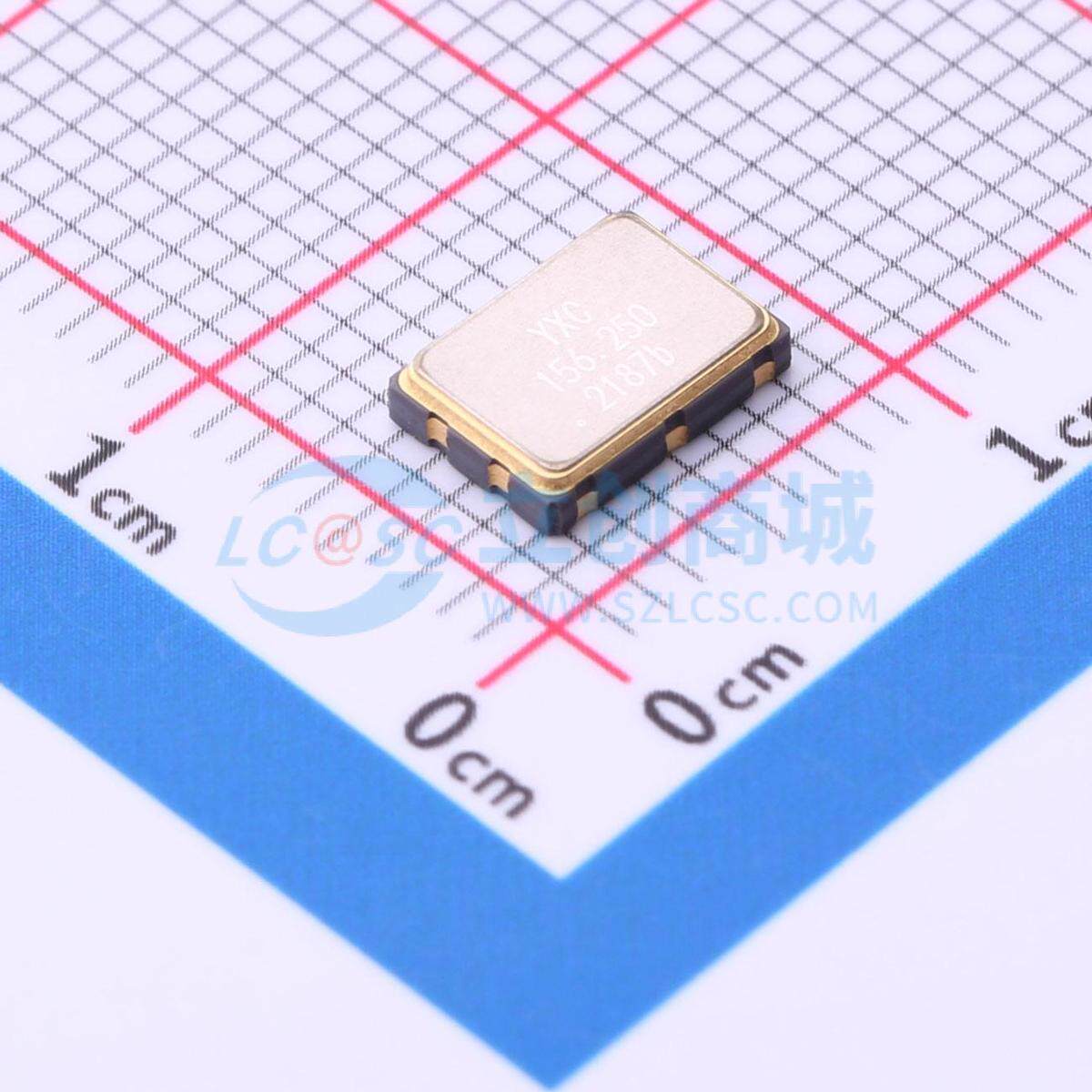 有源晶振 OB8EL4C4LIB112YLC-156.25M SMD7050-6P 156.25MHz ±20