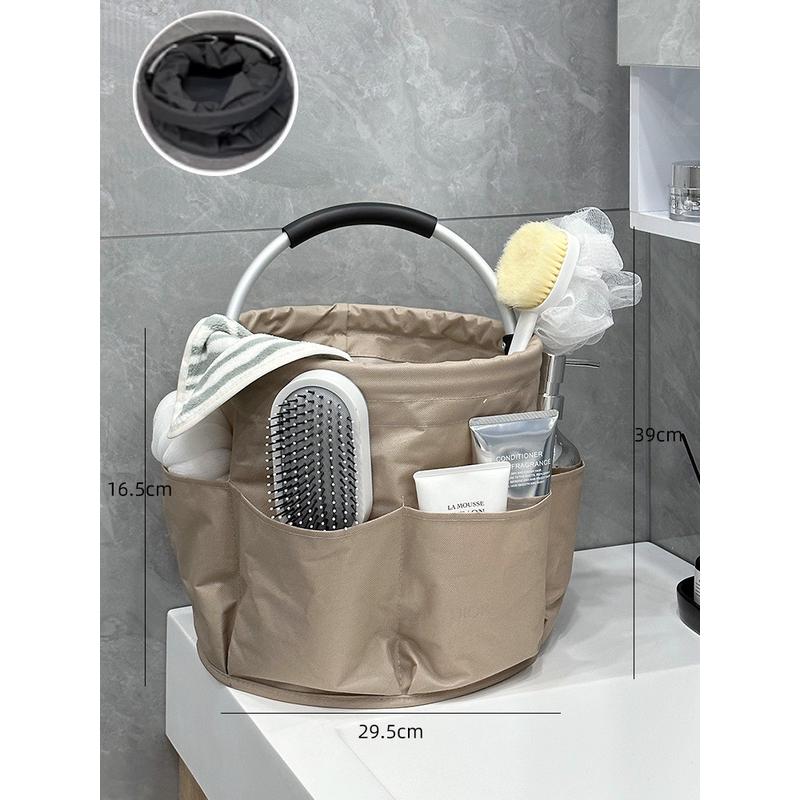 bg54批发洗澡篮子手提浴室防水折叠拎篮收纳家用沐浴洗漱专用浴筐