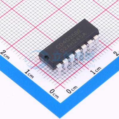 逻辑门 CD4025BE(XBLW) DIP-14 原装正品 电子元器件配单